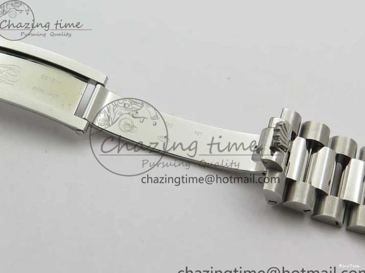 MiroTime 0111 Neat Day-Date 40mm 228239 BP New Dial Version 904 SS RG Stick Markers Dial on SS President Bracelet A 2819